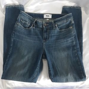 PAIGE Verdugo Ankle Distressed Jeans Size 28